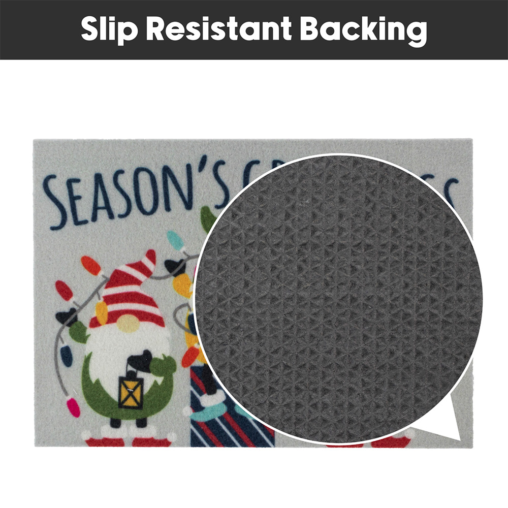 JVL Christmas Gonks Entrance Doormat 40 x 57cm Image 8