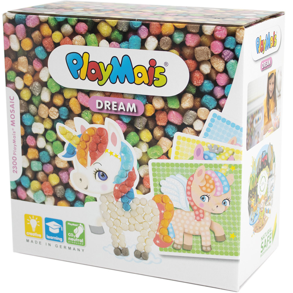PlayMais Eco Play Mosaic Dream Unicorn Craft Kit 2300 Pieces Image 1