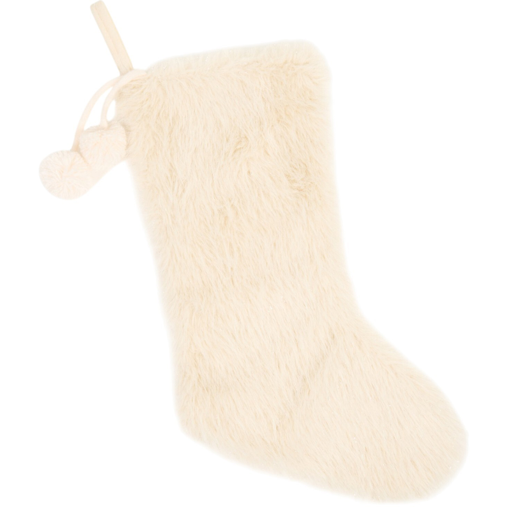 Faux Fur Stocking Champagne Image 1