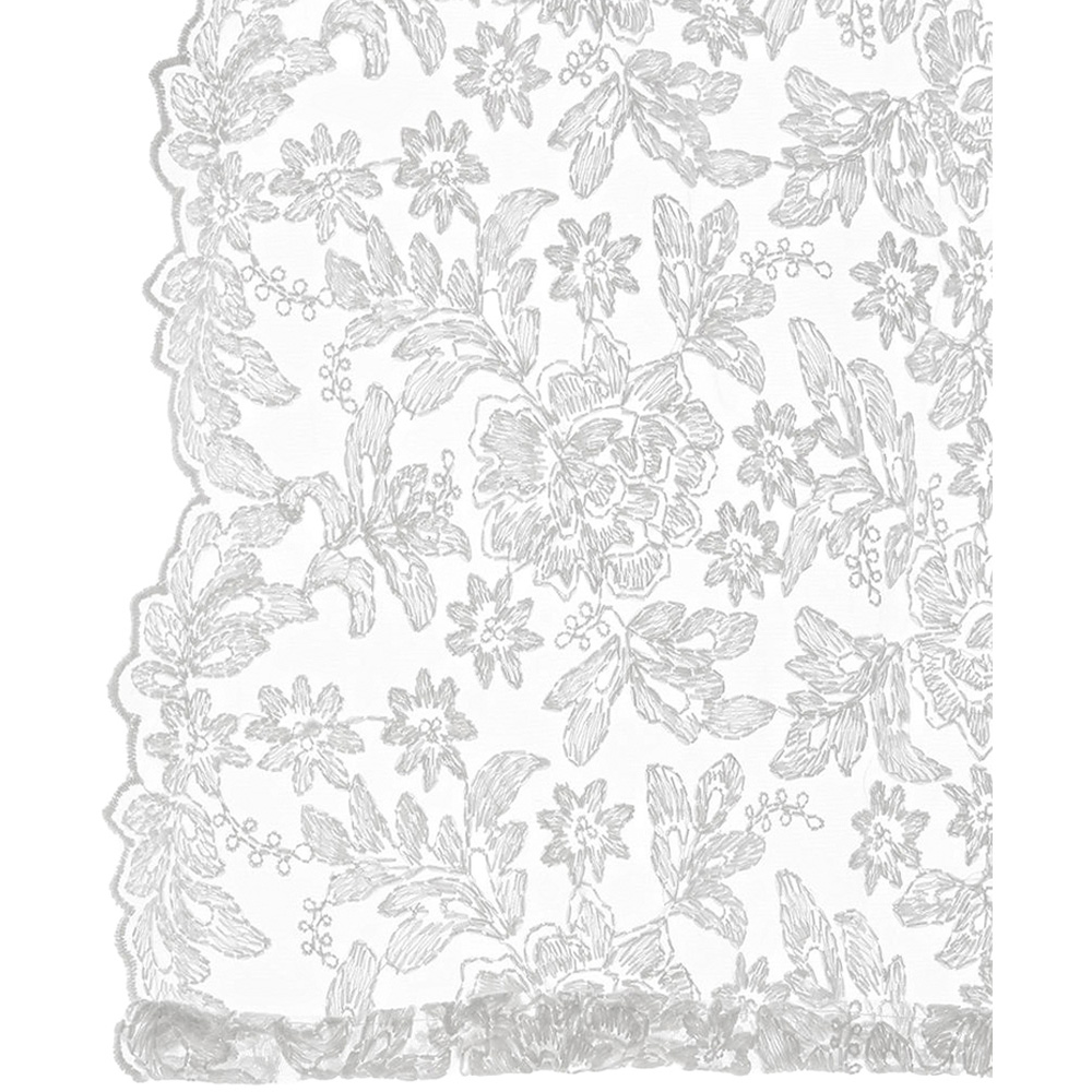 Living and Home Floral Lace Curtains 125 x 200cm Image 4
