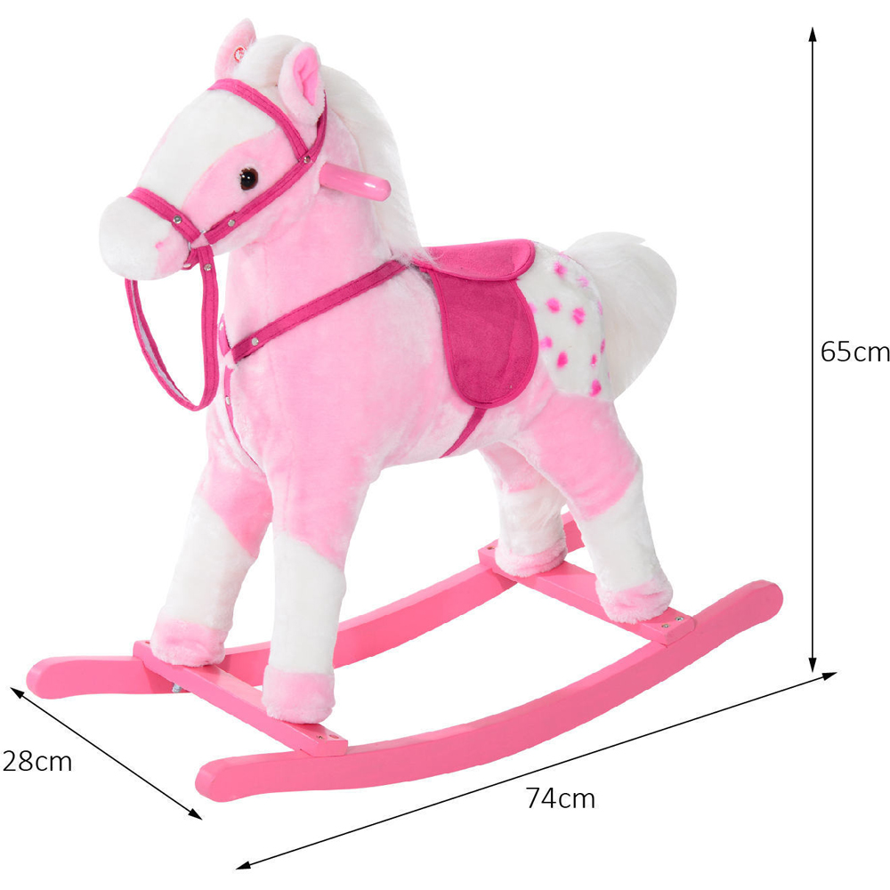 Tommy Toys Rocking Horse Pony Toddler Ride On Pink Image 6