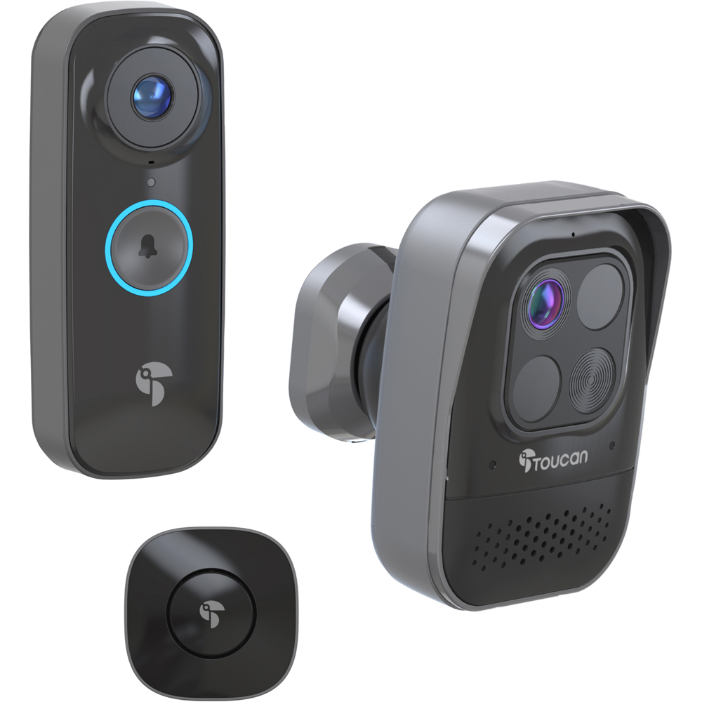 Toucan Pro Video Doorbell and Security Camera Image 1