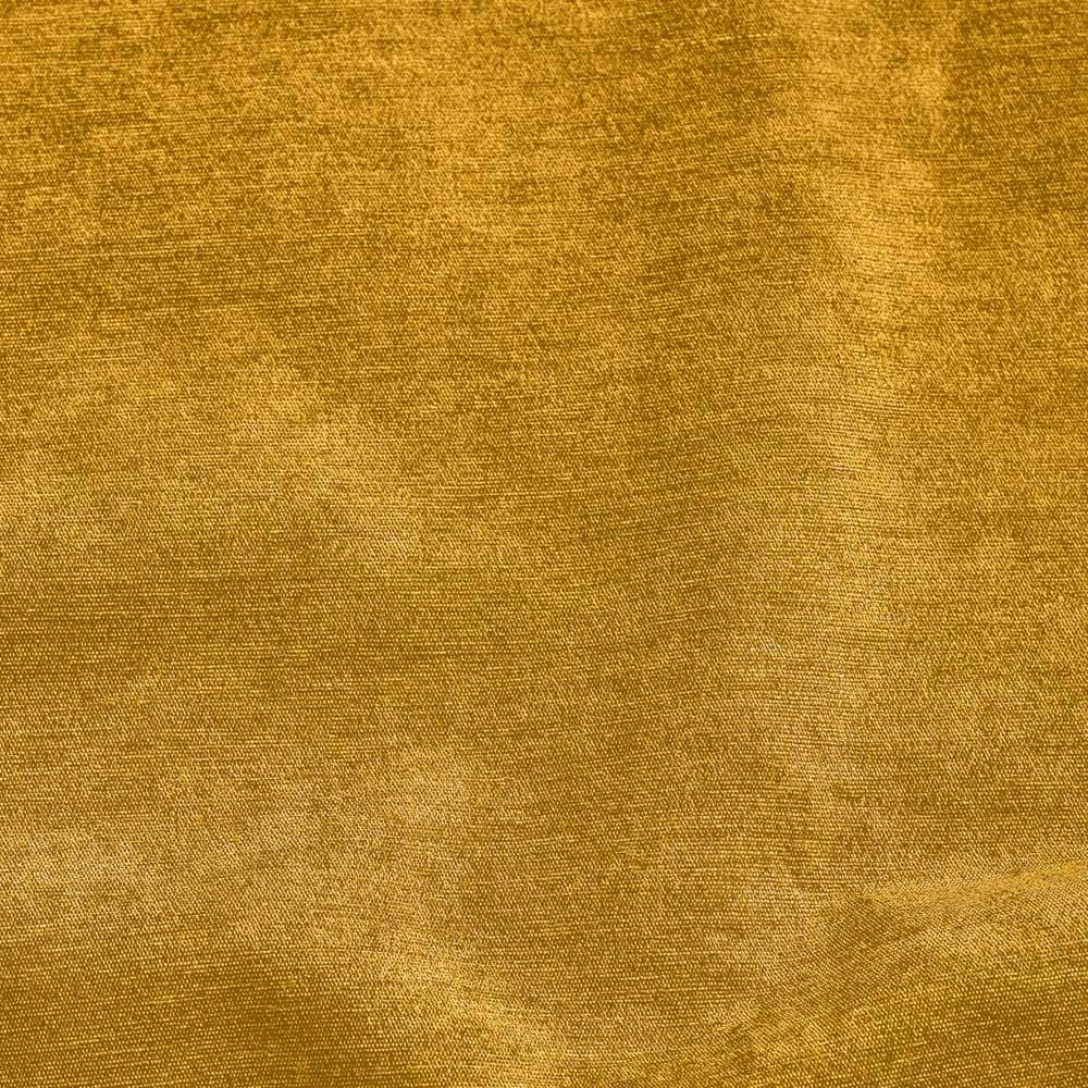 Alan Symonds Ochre Chenille Blackout Ring Top Eyelet Curtains 229 x 229cm Image 5