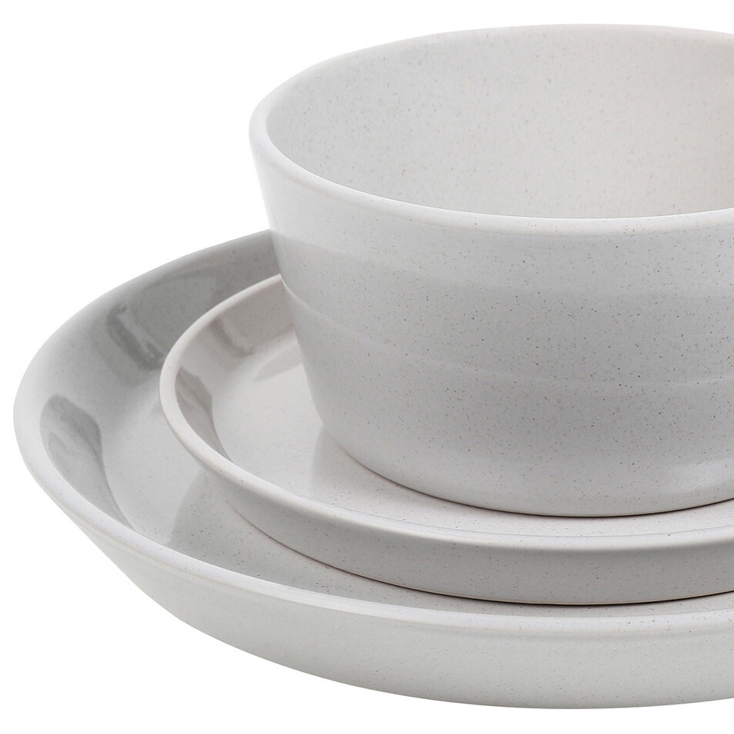Alta Stoneware Grey 12 Piece Dinner Set Image 5