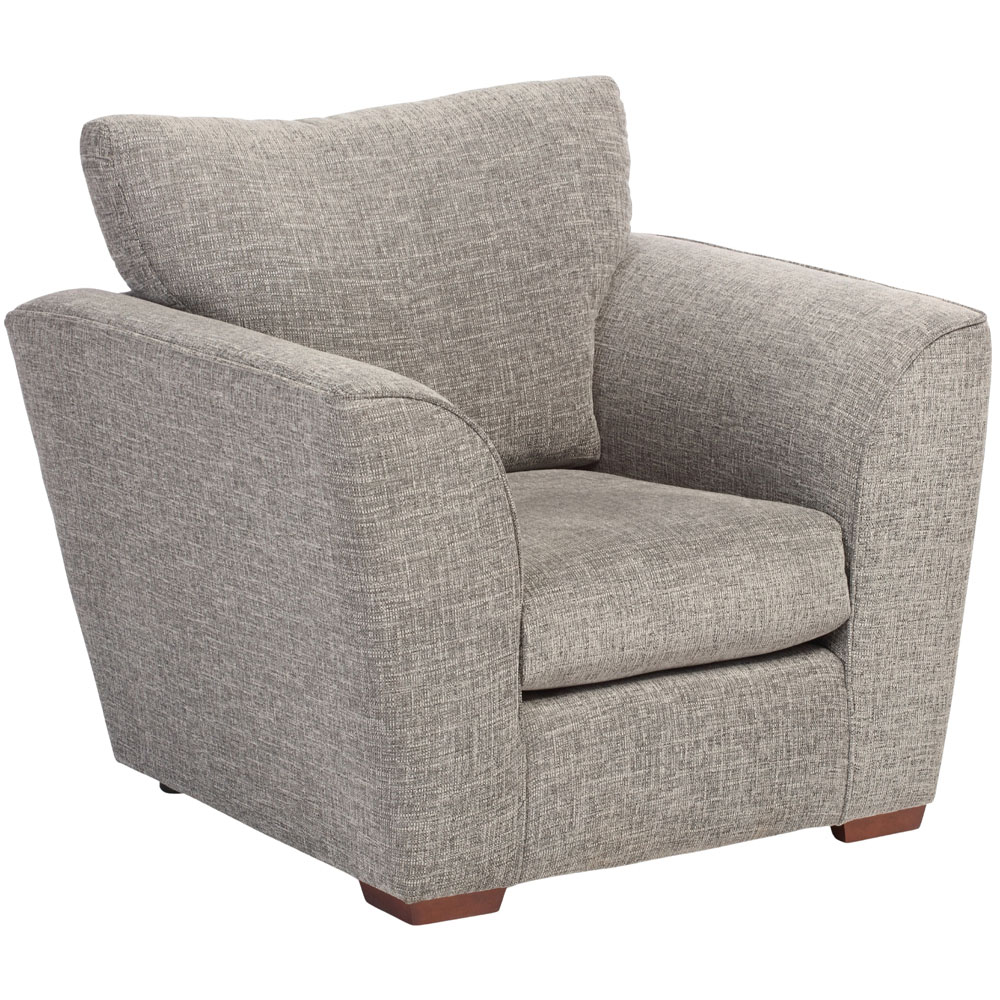 Desser Furniture Richmond Charcoal Linen Chair Image 2