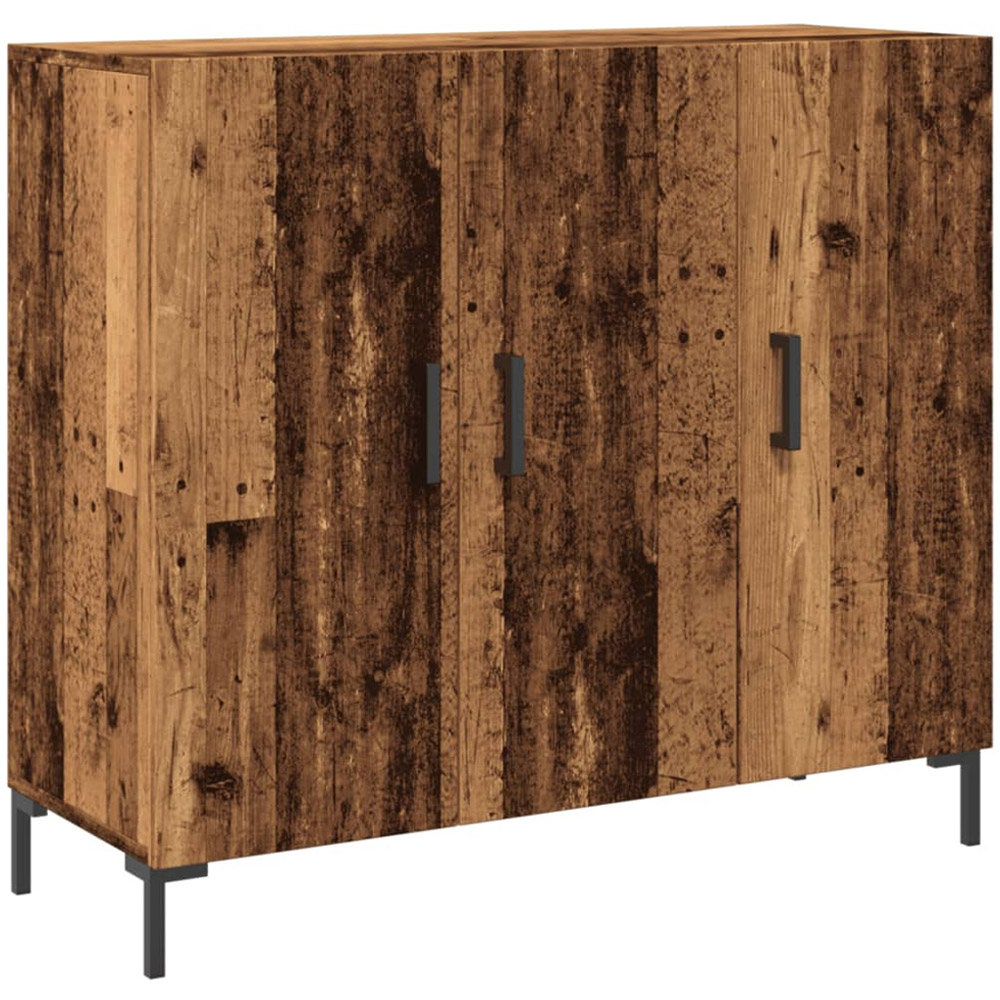 vidaXL 3 Door Old Wood Sideboard Image 2