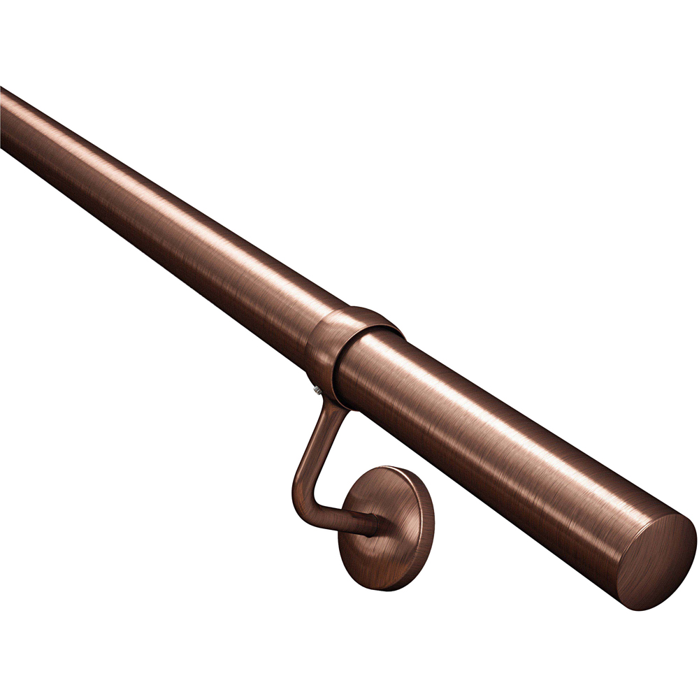 Rothley Antique Copper Stair Handrail Kit 1.2m Image 2