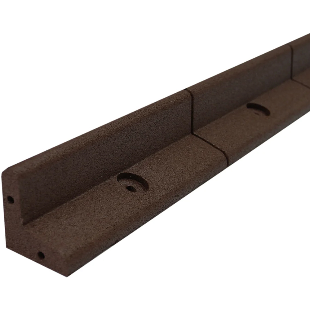 MonsterShop Brown 4ft 20 Pack Flexible Lawn Edging Image 3