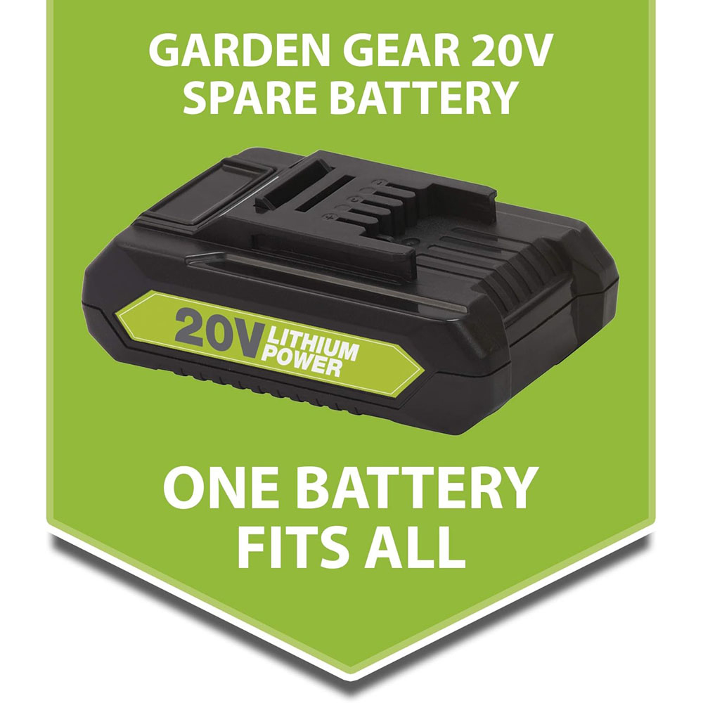 Garden Gear 20V Lithium Rechargeable Spare Battery Image 4