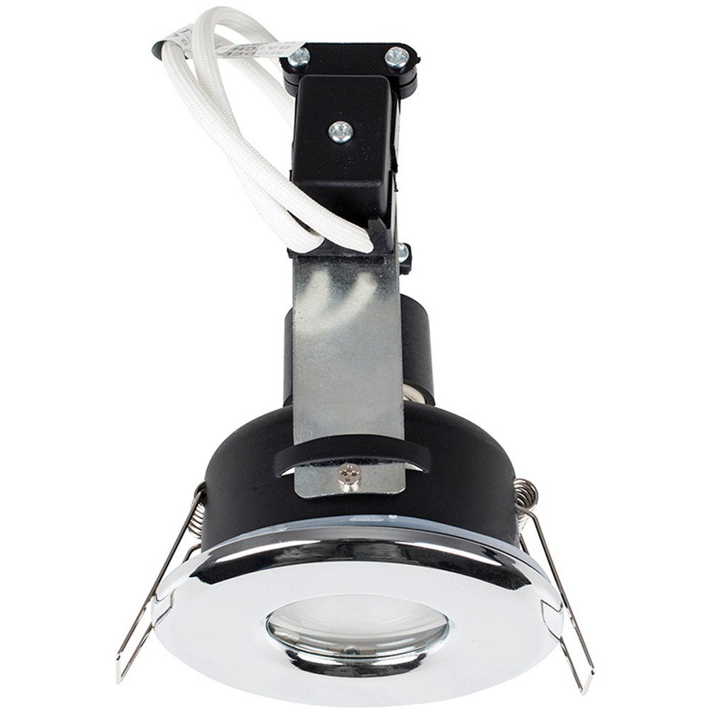 ValueLights Chrome Cool White LED Ceiling Downlight 4 Pack Image 1