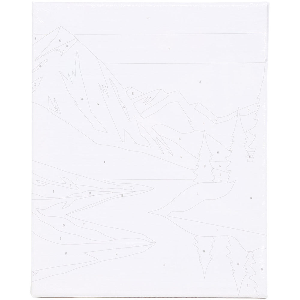 Pack of 4 Mountain View Paint By Numbers Kits Image 7