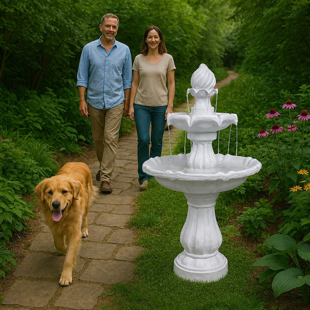 MDA Designs Aruna 3 Tier Garden Water Feature Image 6
