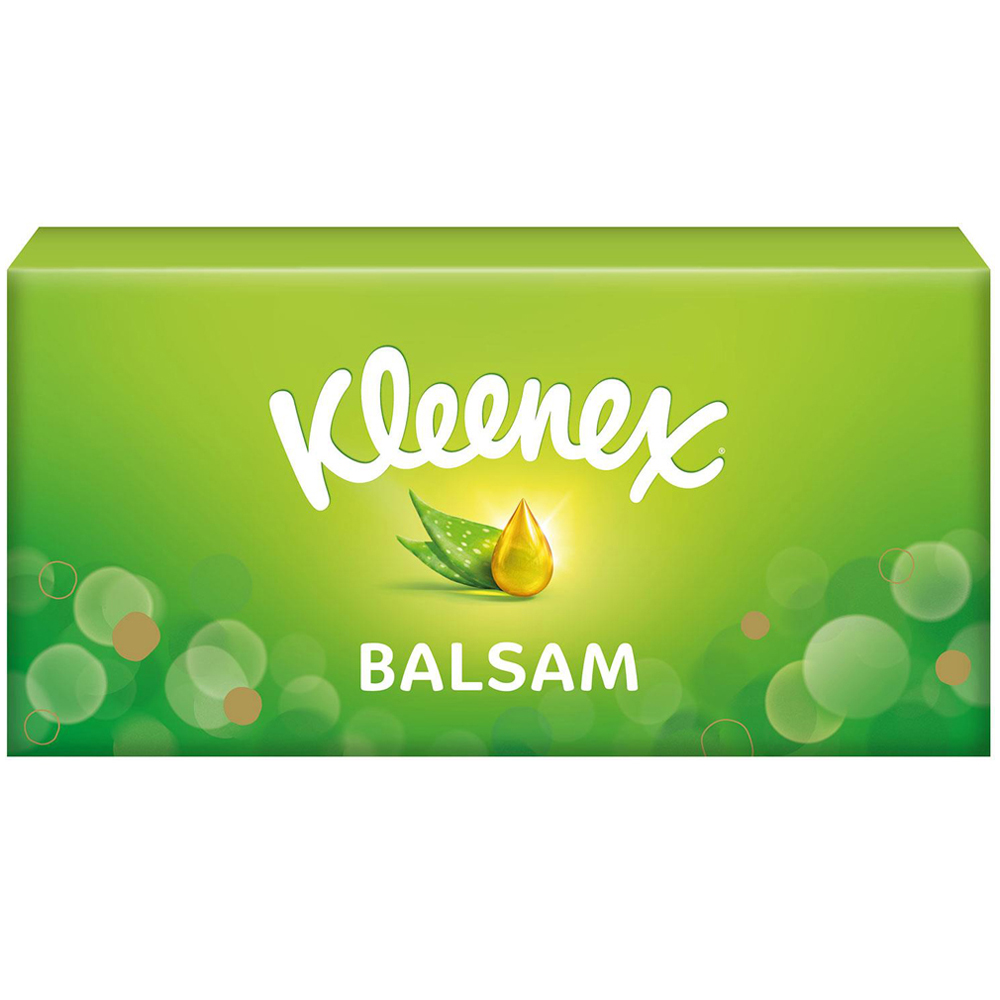 Kleenex Balsam Aloe Vera and Vitamin E Facial Tissue 12 Pack Image 4