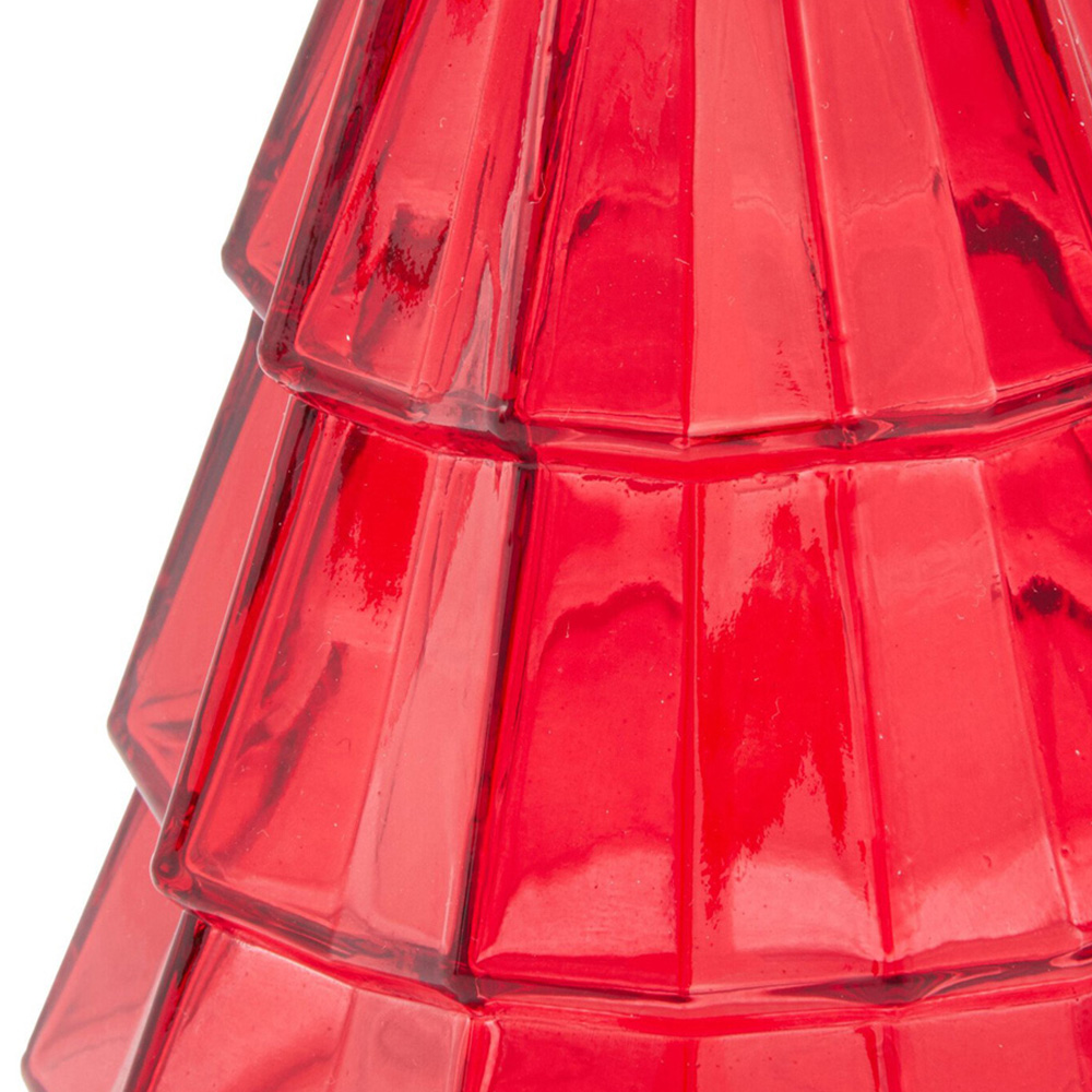 Glass Xmas Tree Drinking Jar Image 6
