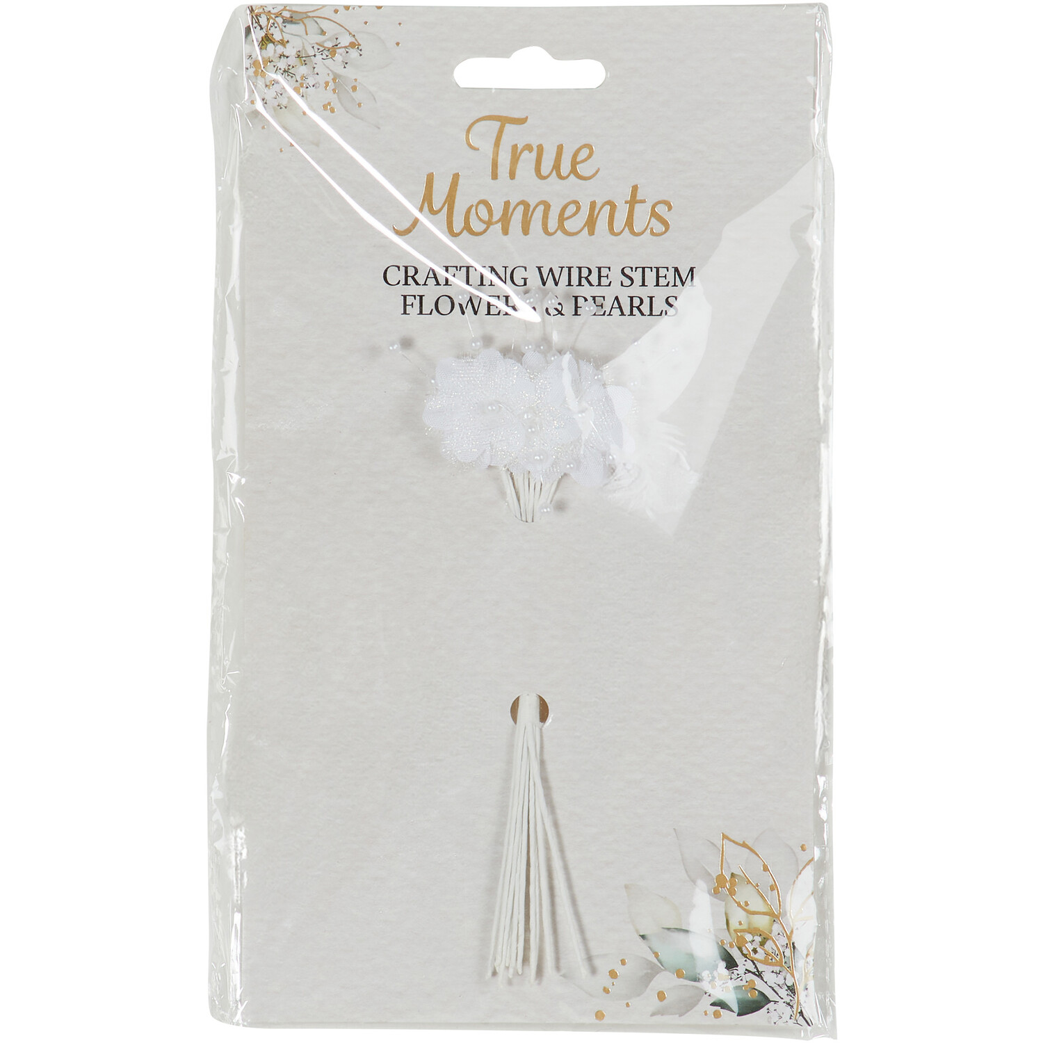 Crafting Wire Stem Flowers and Pearls Image 4