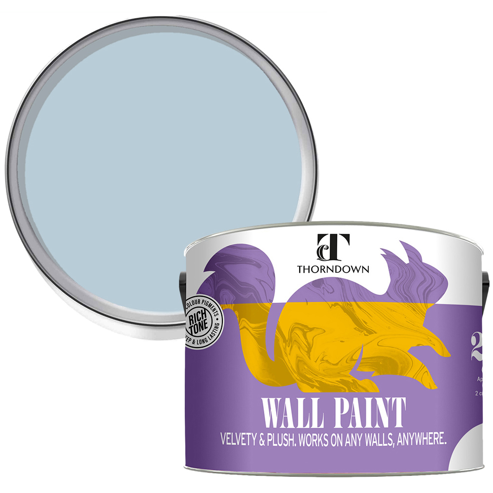 Thorndown Walls and Ceilings Skylark Blue Matt Paint 2.5L Image 1