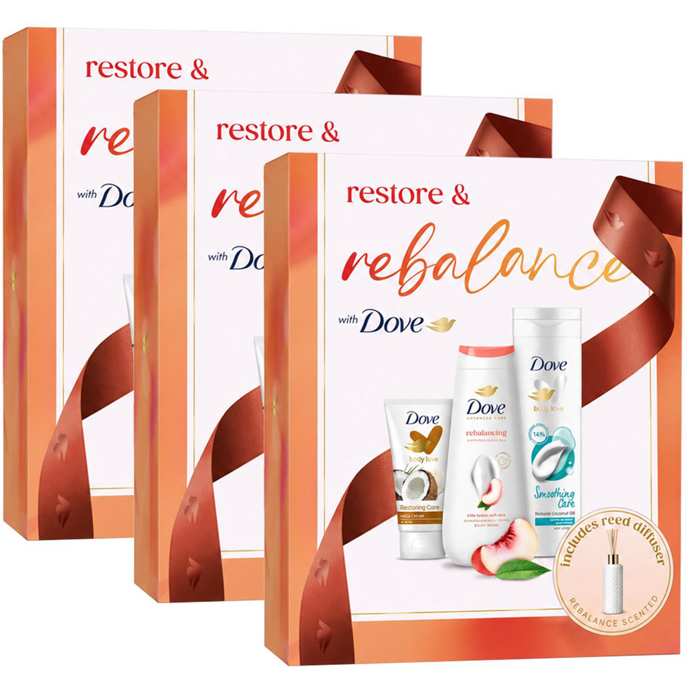 Dove Restore and Rebalance 3 Piece Gift Set 3 Pack Image 1