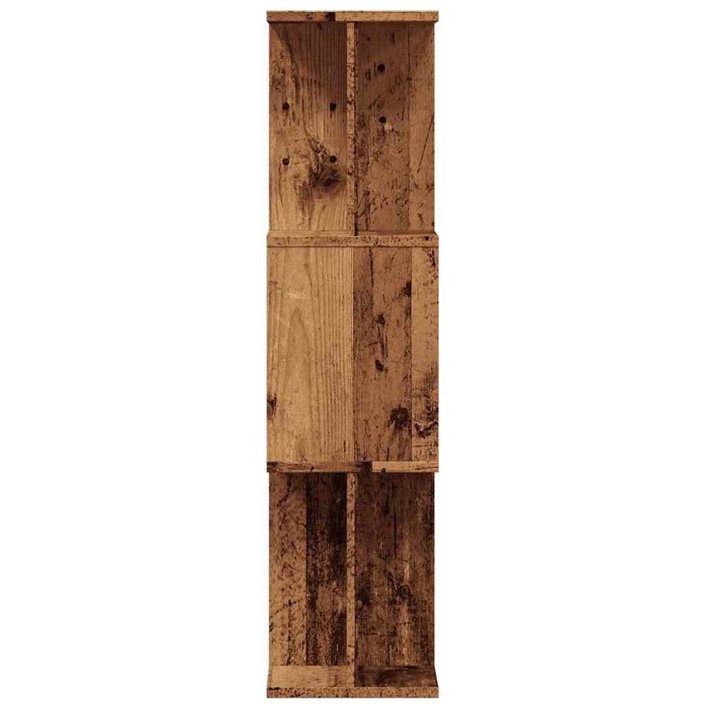 vidaXL 6 Shelf Old Wood Bookcase Image 5