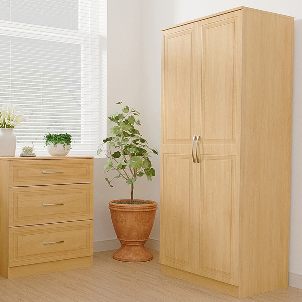 Crowndale Dorset Modern Oak 3 Piece Bedroom Furniture Set Image 4