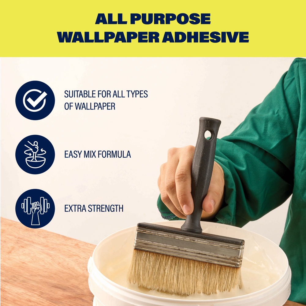 Bartoline 30 Roll All Purpose Easy Mix Wallpaper Adhesive Image 4