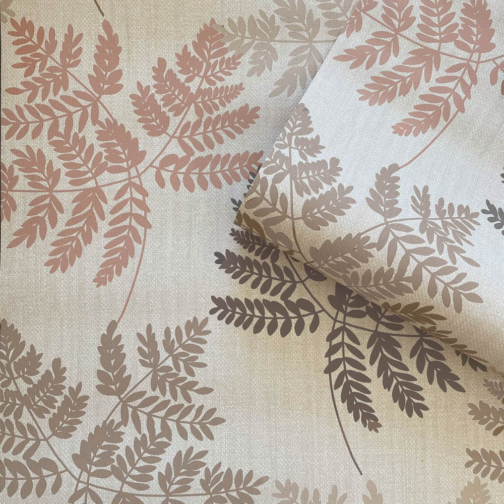 Belgravia Decor Fern Leaf Taupe Wallpaper Image 2