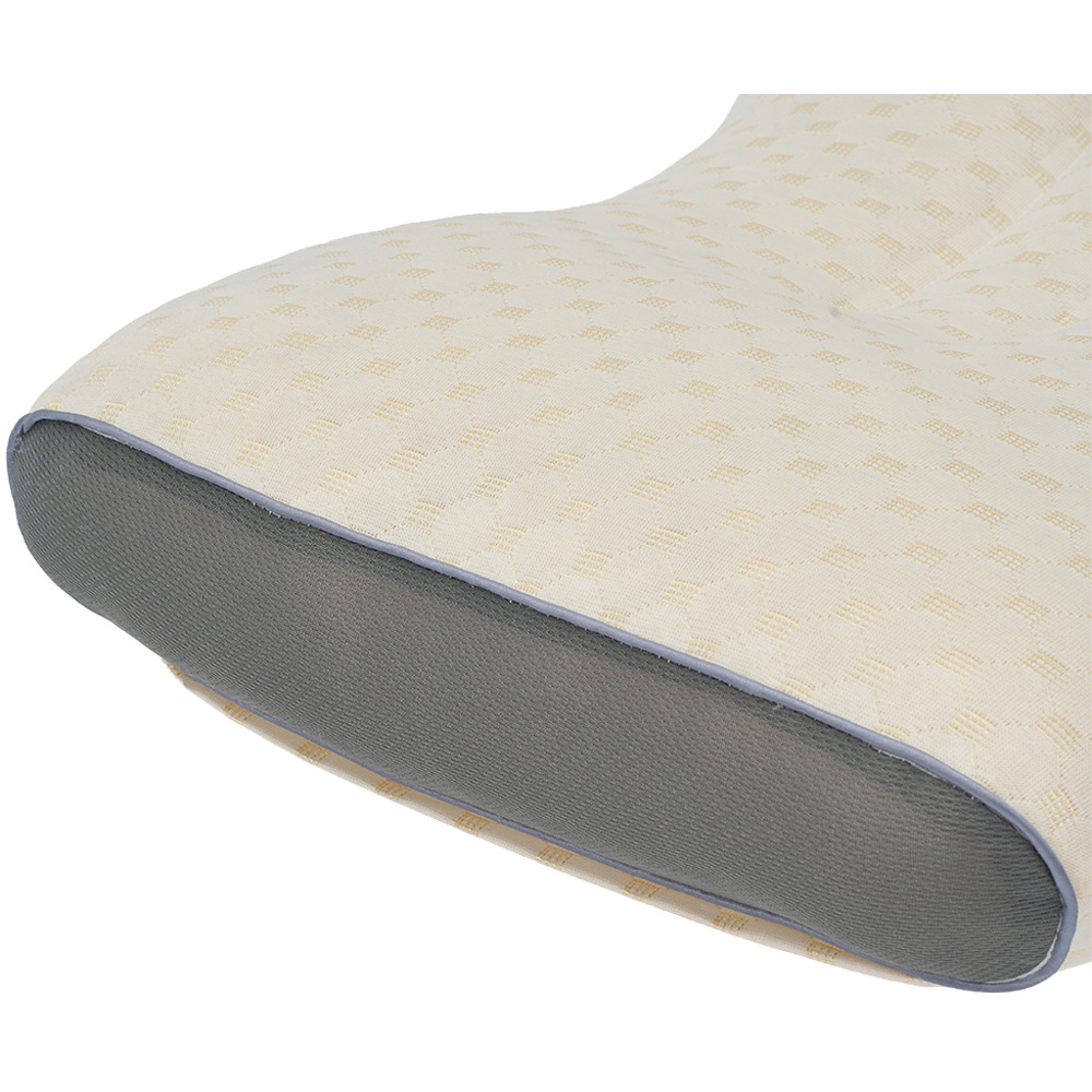 Living and Home White Ergonomic Bone-Shaped Support Pillow 66 x 40cm Image 3
