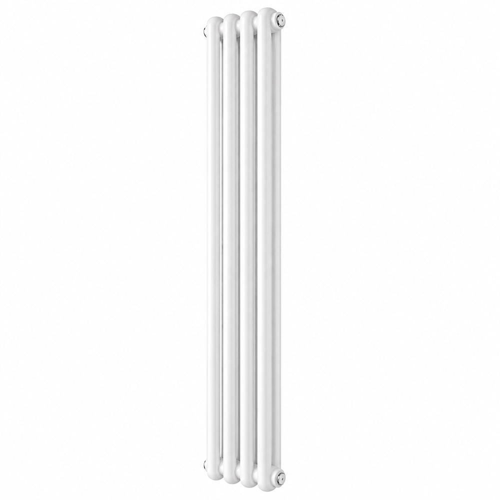 Go Bathrooms Uxbridge White Vertical Traditional Colosseum Radiator 1800 x 200mm Image 4