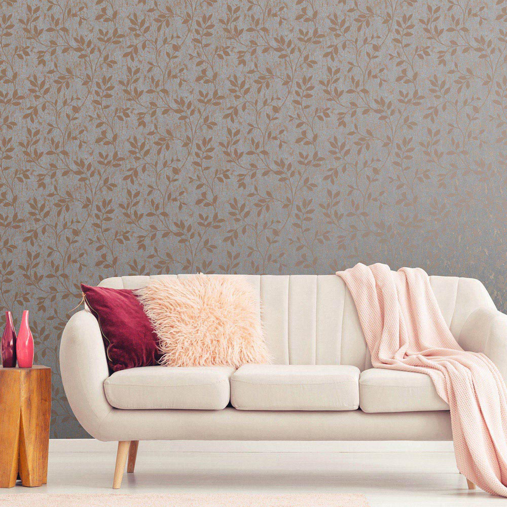 Superfresco Milan Trail Rose Gold Wallpaper Image 3