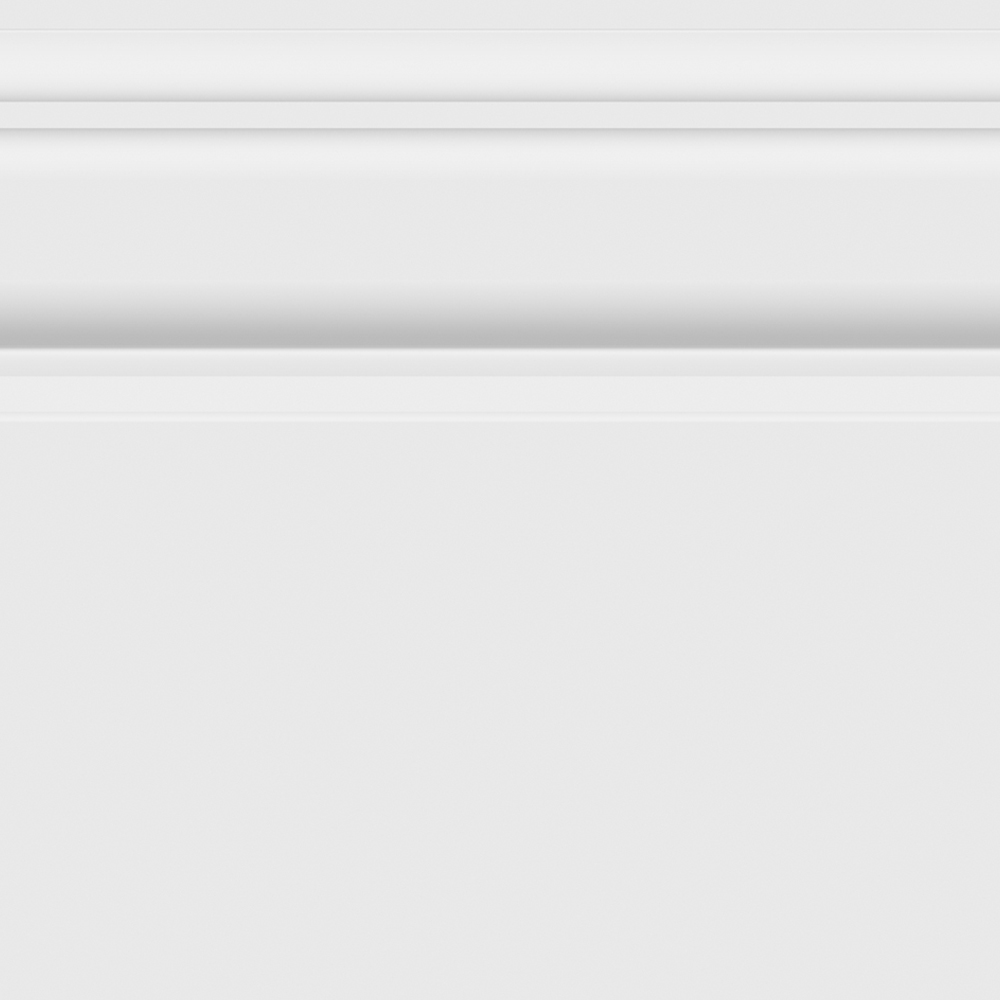 National Skirting White Torus II Primed Skirting Board 18mm 220 x 3040mm Image 3