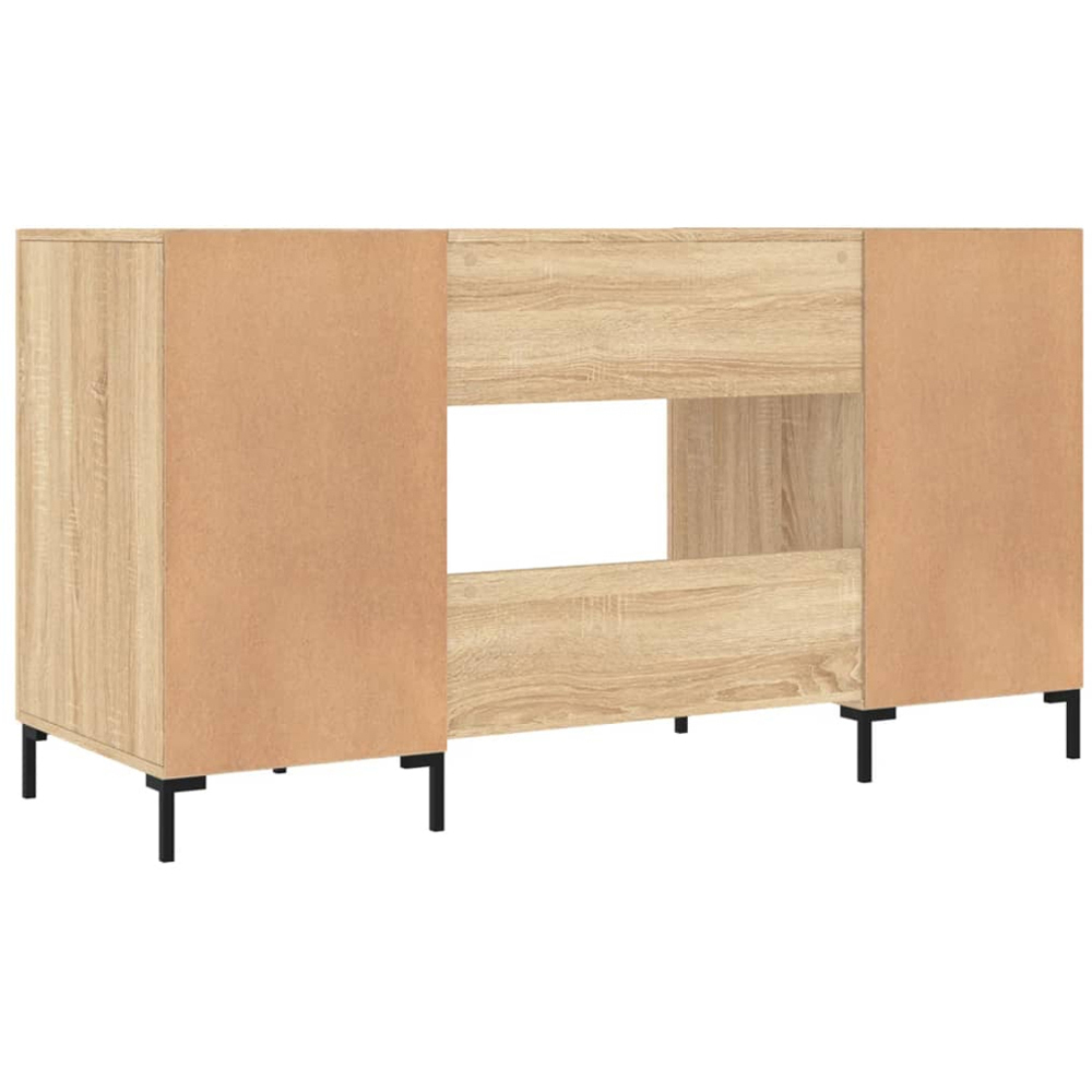 vidaXL 2 Door Computer Desk Sonoma Oak Image 8