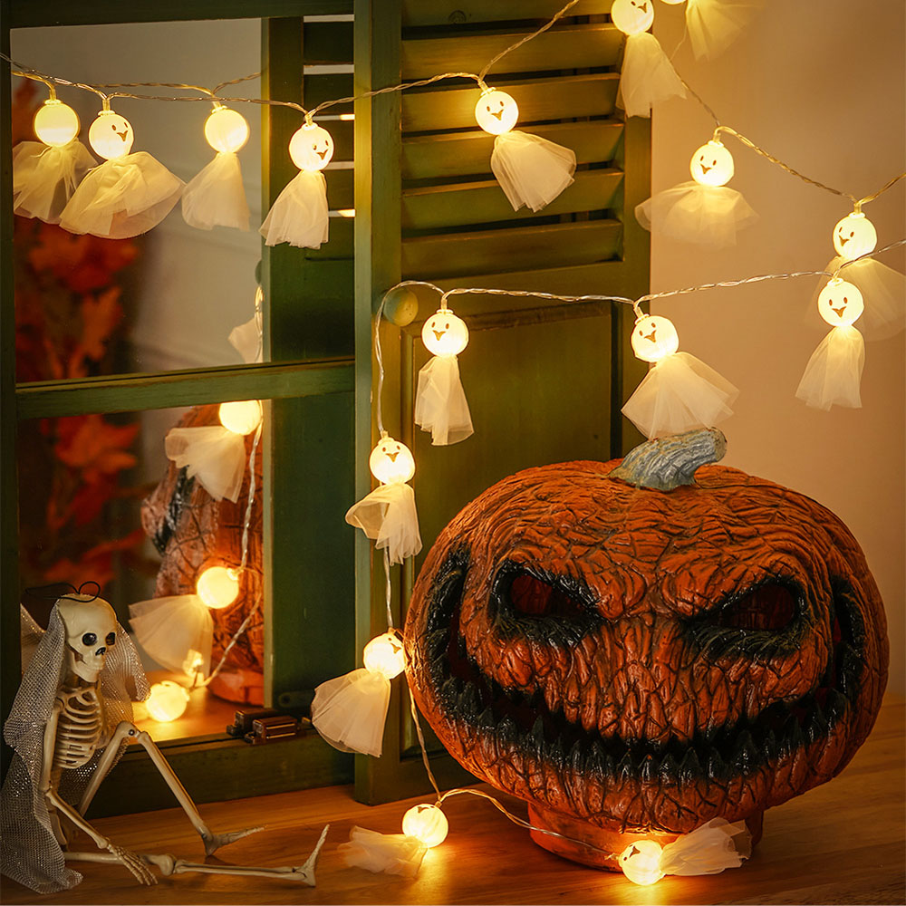 Living and Home 3m Halloween Ghost 20 LED String Light Image 7