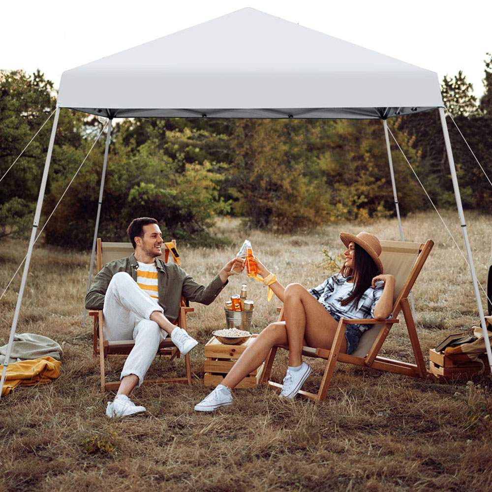 Costway 3 x 3m White Pop Up Gazebo Image 4