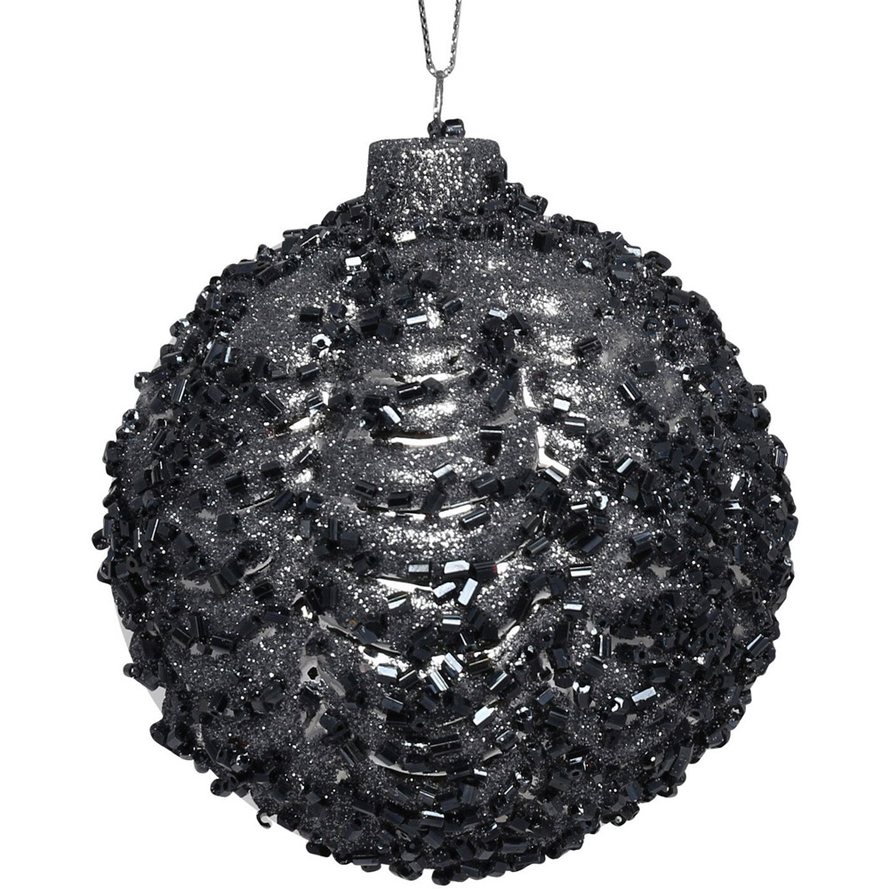 Single Midnight Fantasy Glitter Beaded Bauble in Assorted styles Image 3