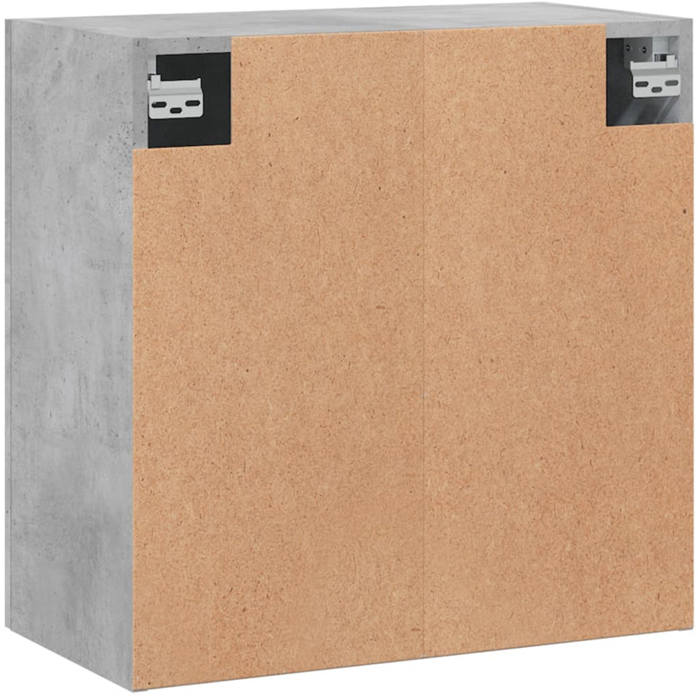 vidaXL 2 Door Concrete Grey Wall Cabinet Image 8