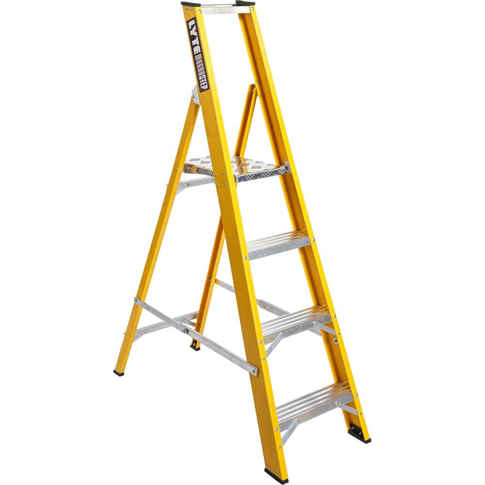 Lyte Ladders and Towers MagnaStep 4 Tread Glassfibre Platform Step Ladder Image 1