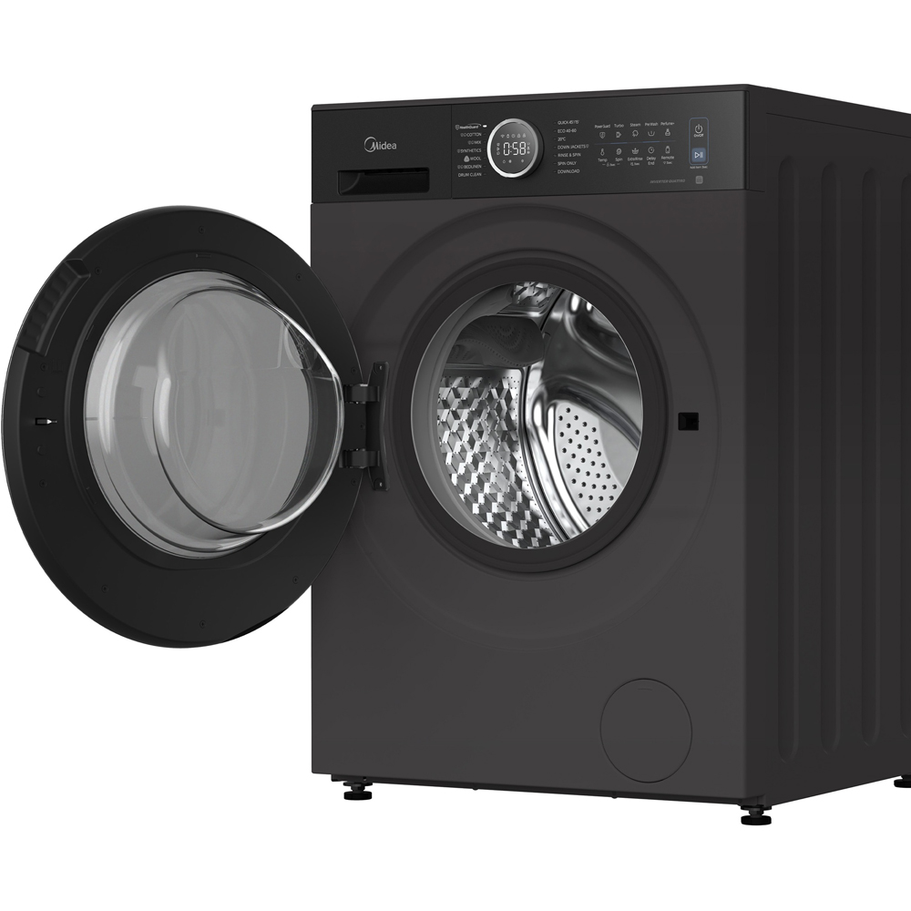 Midea MF205W100WBA30/T 10kg Graphite Freestanding Washing Machine Image 4
