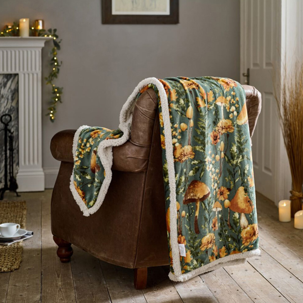 Deyongs Sage Mushroom Throw 140 x 180cm Image 2