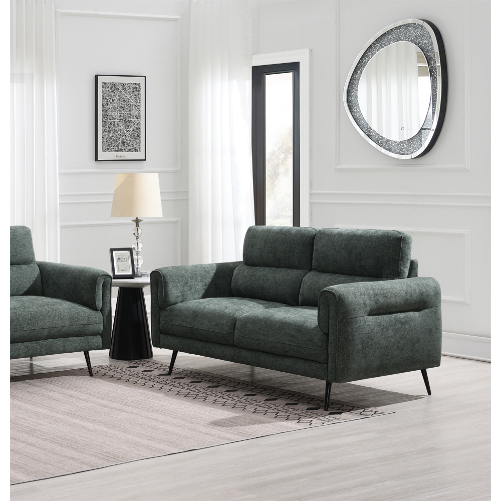 Harlem 2 Seater Moss Green Sofa Image 4
