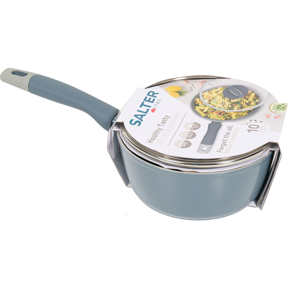 Salter Healthy Tasty Saucepan Grey Image 4