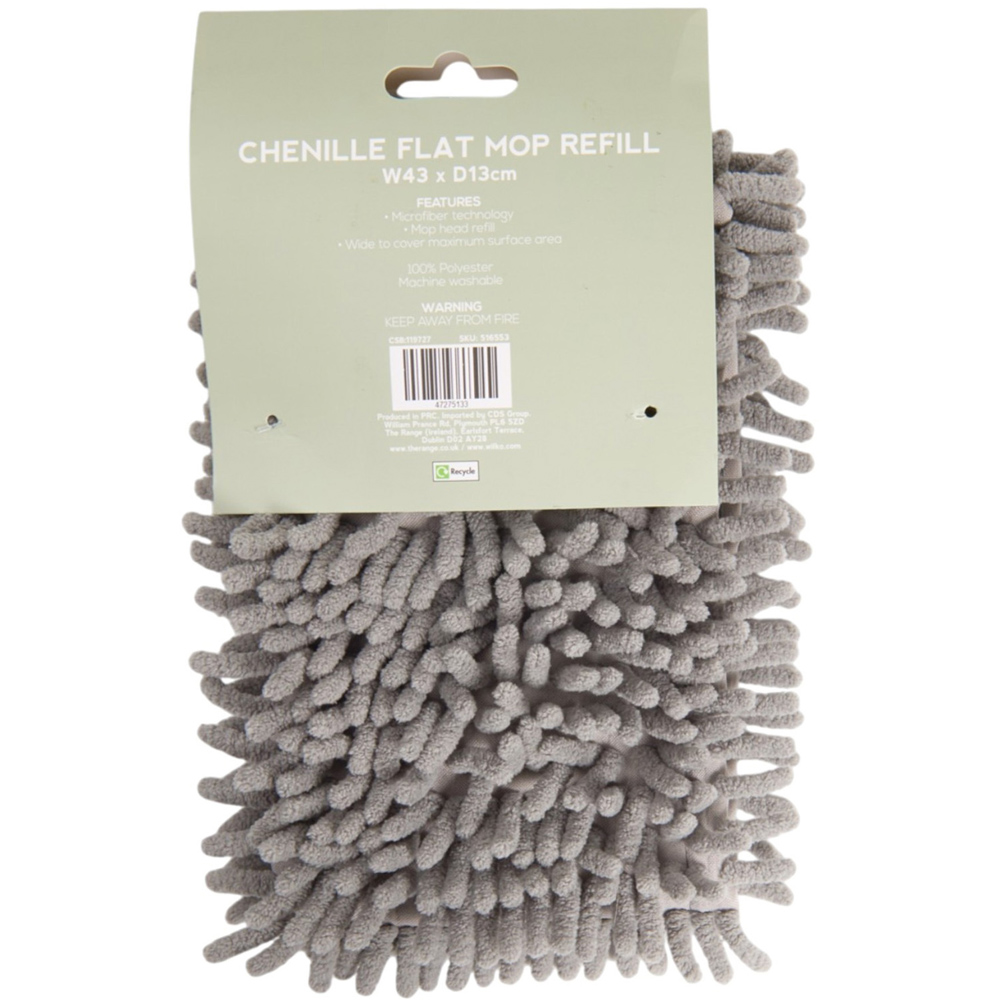 My Home Chenille Head Flat Mop Refill Sage Image 4
