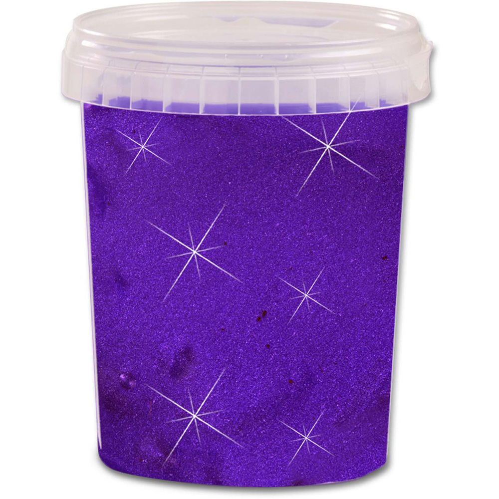 SES Creative Neon Purple Glitter Slime Image 2