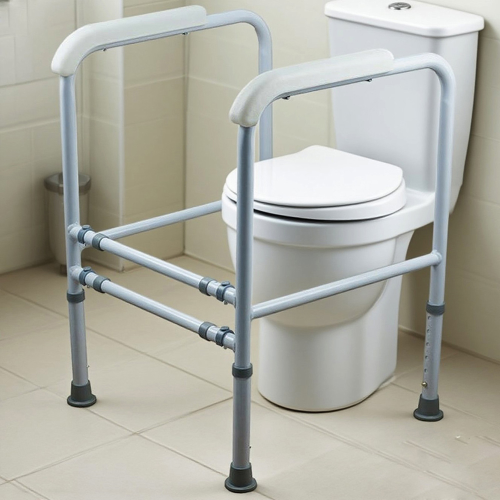 Gr8 Home Standing Aid Adjustable Toilet Frame Image 2