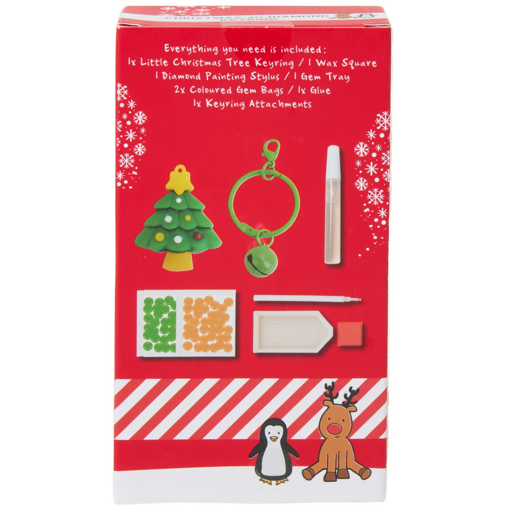 Christmas 3D Diamond Keyring Kit Image 2