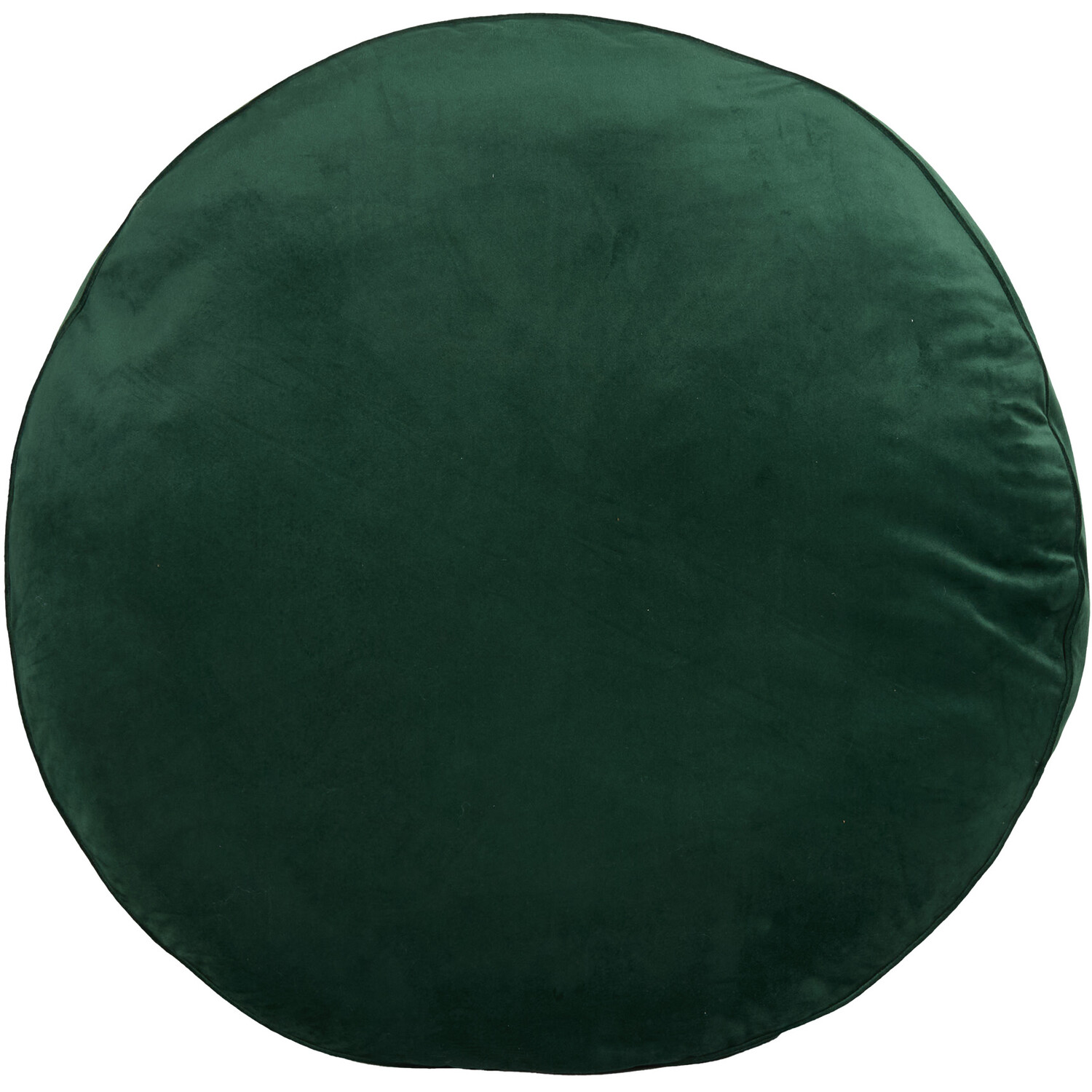 Madison Velvet Floor Cushion - Green Image 1