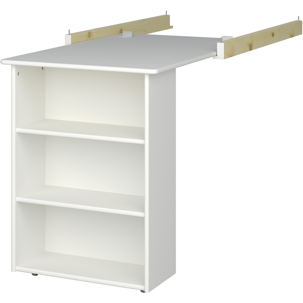 Florence Alba Pull Out Desk White Image 4