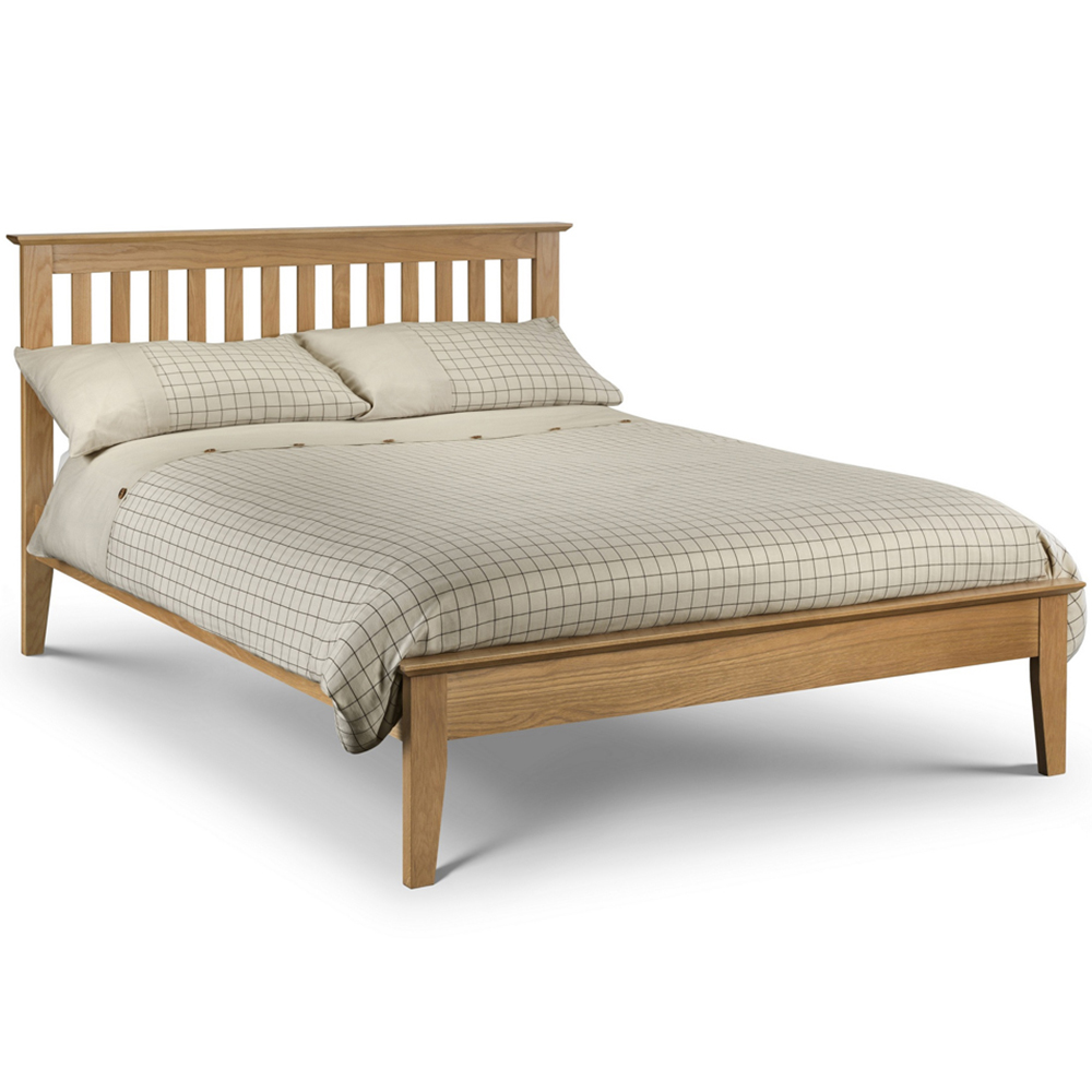 Julian Bowen Salerno King Oak Shaker Bed Image 2