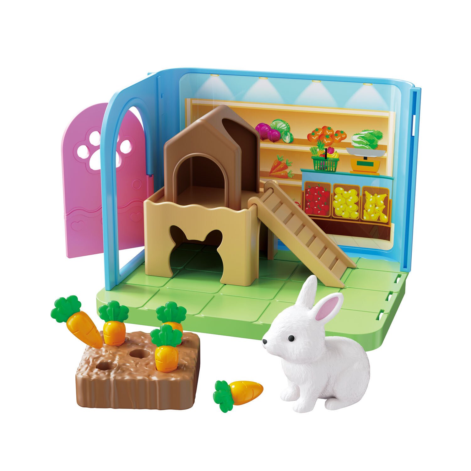 Kids Cute Pet House Playset - Multicolour Image 15