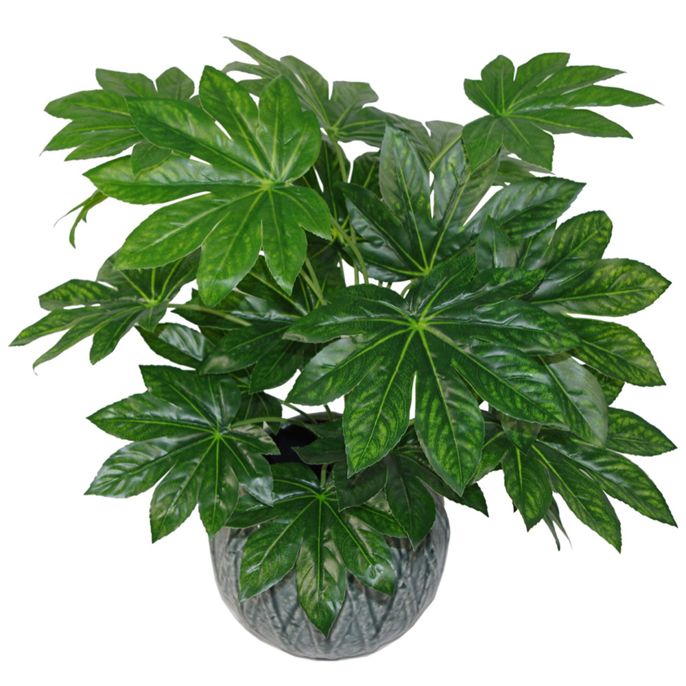 Leaf Evergreen Japanese Aralia Artificial Plant Pot 60cm Image 1