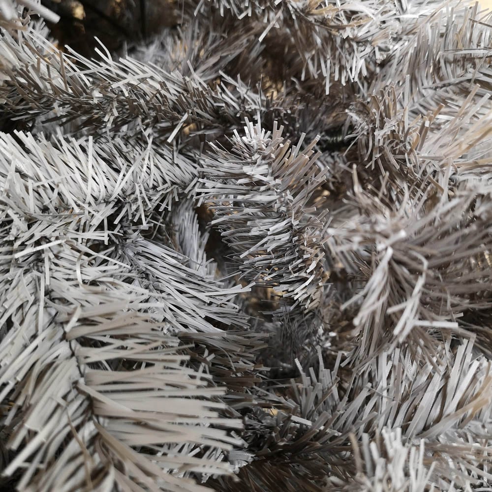 Samuel Alexander Plain Grey Colorado Spruce Wrapped Artificial Christmas Tree 8ft Image 3