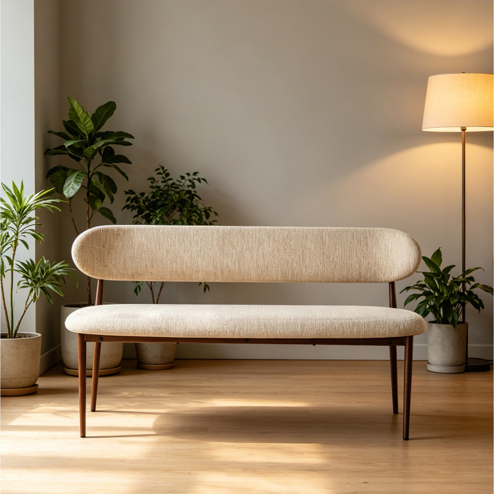 Juno Bench Beige Image 3